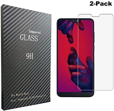 Songsong [2-Pack] Huawei P20 Lite Screen Protector, Tempered Glass Screen Protector Film for Huawei P20 Lite HD Ultra Clear Anti Scratch Bubble Free