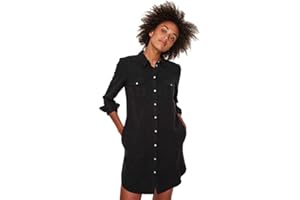 Vero Moda Mujer Vmsilla LS Short Dress Lt Bl Noos Ga Vestido