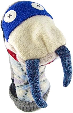 Cate and Levi 12" Handmade Walrus Hand Puppet (Premium Reclaimed Wool), Colors Will Vary