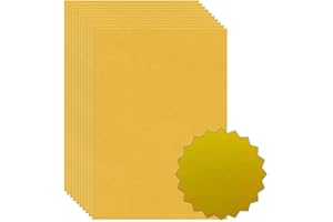 ASENME Ensemble de papier cartonné texturé – 250 grammes, jaune Papier cartonné texturé (Moutarde jaune, A4 / 30 unités)