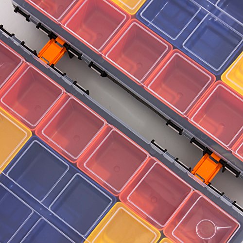 Prosperplast Sortimentskästen Kleinteilmagzine 22 Boxen herausnehmbar Turbo, 1 Stück, NOR DUO NORP14DUO - 4