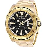 Invicta Pro Diver Herren-Armbanduhr Armband Edelstahl Gold Automatik 27012