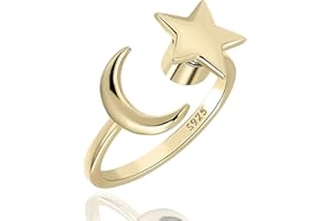 HALUKAKAH Bague Spinner Contre Anxiété Plaqué Or 18 Carats/Platine:Bijou Élégant pour Soulager Stress avec Cœur en Diamant et Spinner à Perles,Sel de Himalaya Ajouté,Réglable,Cadeau pour Femmes,Ados