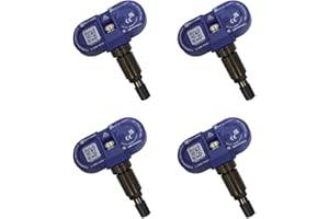 OBEST 4 Stück Bluetooth RDKS für TESLA, Reifendrucksensor TPMS Sensor Kompatibel mit 2020-2023 Tesla Model S/3/X/Y-1490701-01, BLE-TESLA Reifendruckkontrollsystem OEM Ersatzsen Soren Metallventil