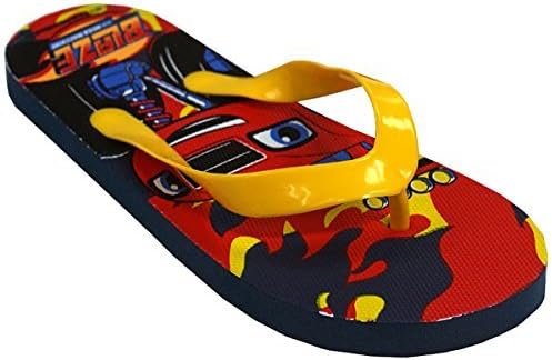 nickleodeon Boys Flip Flops Monster Machines Blaze Beach Sandals UK Shoe Sizes from 8 to 13