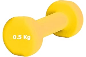 G5 HT SPORT Haltères en néoprène de gymnastique et de gymnastique à domicile antidérapants de 0,5 à 6 kg paire ou simple