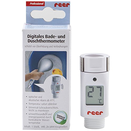 Reer 70613 Digitales Bade- und Duschthermometer mit optischem und akustischem Alarm - 3