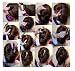 YINGMAN Amazing Value Hairdressers Salons Quality Hair Styling Set Kit In Black Colors With Donuts / Doughnuts, Buns Formers / Makers / Shapers, Twist Braids Clip, Volumes Base, Slides / Pins / Barrettes And Elastic Stretch Bands