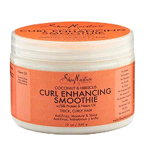 Shea Moisture Coconut und Hibiscus Curl Enhancing Smoothie, 1er Pack (1 x 340 g)