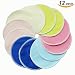 Nursing Bra Pads - 12 Pads Super-Soft Antibacterial Absorbent and Hypoallergenic Reusable Washable, Used for Breastfeeding Lactation