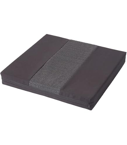 Russka Standard Rollstuhl-Sitzkissen RG 35 mit Rutsch-Stopp 48 x 43 x 5 cm schwarz Drogerie & Körperpflege