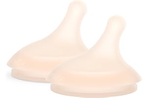 SUAVINEX, Anti Colic Teat for Suavinex Zero Zero Anti-Colic Bottle Medium Flow 0 Months Pack of 2
