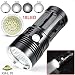 Produktbild LED Taschenlampe 45000 Lumens aufladbar, 3 Modi 18x XM-L T6 LED Jagd Taschenlampe By huichang