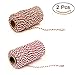 Produktbild AULINK Baumwolle Bakers Twine Baumwollseil Band Schnur Seil Schnur String Wickeln Geschenk Decor Craft 2 per