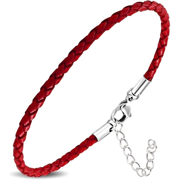 Akitsune Silvus Leren Armband Met Magnetische Sluiting - 5 mm Voor Dames en Heren - Roestvrij Staal, Eenvoudig Ontwerp - 19.5 Centimeters