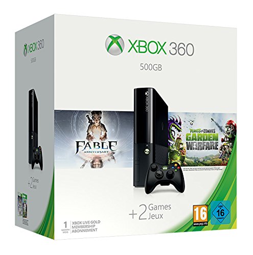 Xbox 360 - Consola 500 GB + Plants vs. Zombies + Fable