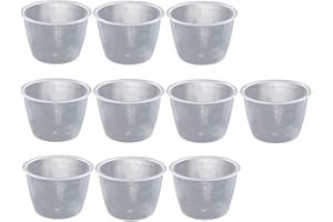 jojofuny 30 Unidades de Taza de Medición de Arroz Taza de Repuesto Clara de La Olla de Arroz Taza de Medición de Ingredientes Líquidos Secos para La Cocina