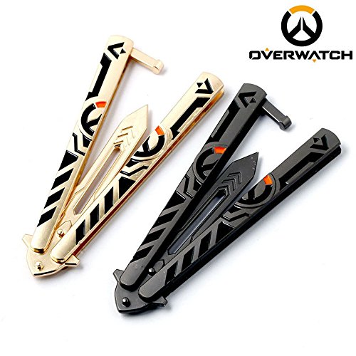 Preisvergleich Produktbild Overwatch messer - Butterfly Knife - DarkSteel