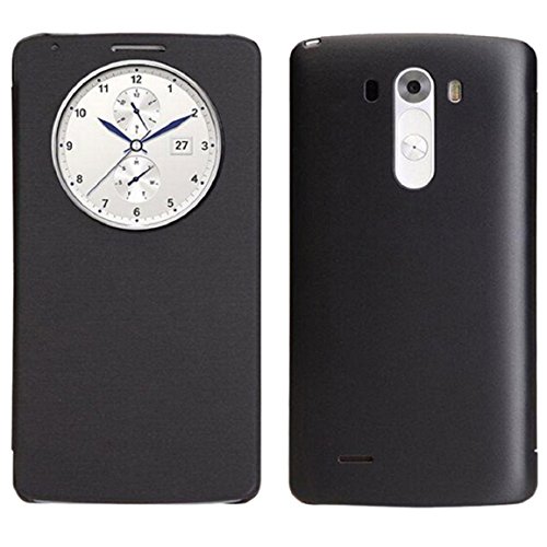 Ukamshop(TM)Quick Circle Case Cover With Qi Wireless Charging+NFC For LG G3 D855 D850 (Black)