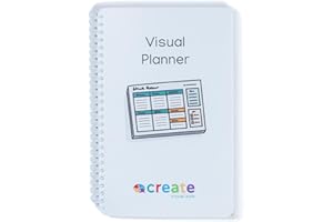 Visual Planner by Create Visual Aids Weekly Planner & Daily Planner for Adults with Visual Symbols for dementia, autism, visual timetable