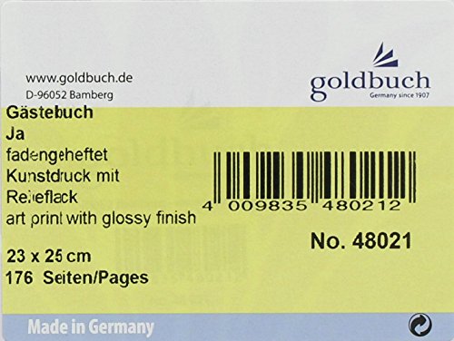 Goldbuch Hochzeitsalbum, 23x25cm, 176 Seiten mit Pergamin, Ja, Weiß/Flieder, 48021 - 6