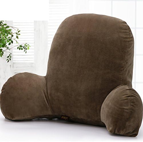 Two-person Bedside Triangular Cushion Pillow Tatami Pillow Waist Cushion Back Of The Sofa Soft Bag Bed To Protect Waist-I 65x40x26cm(26x16x10)
