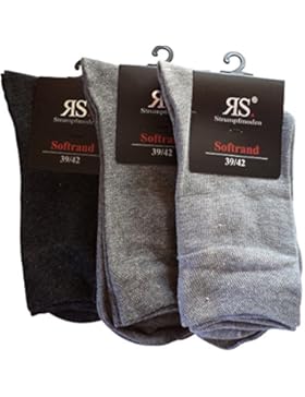 6 Paar Socken Pia RS Harmony Herrensocken ohne Naht Softrand Bw