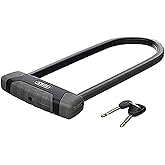 ABUS U-lock Granit XPlus 540 - Bike lock with XPlus cylinder - security level 15 - Black/grey