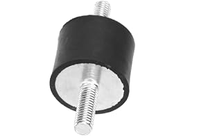 4st M6 Antivibrationsisolator, Gummifästen Hane Antivibration Silentblock Bilbåtsspolar för Luftkompressorer, Dieselmotorer, Bensinmotorer, Vattenpumpar (VV20*15 M6*18)