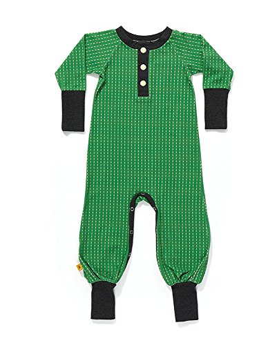Albababy Fedigby Playsuit - Green / Grey Striped - Size 86cm - 12-18 Months