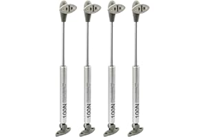 Hettich Szafka Kuchenna Szafka na Szafę Podnośnik do Drzwi Podpora Podporowa Sprężyna Hydrauliczna Tłok Gazowy Pneumatyczne 49682 Zawiasy z Miękkim Domykaniem 100N (4Pcs)