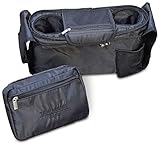 TAHLMANN Organizer für Kinderwagen mit Getränkehalter, Smartphone- und Allzweck-Fach, abnehmbarer Wertsachentasche, universal - 2