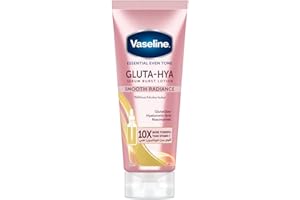 Vaseline Essential Even Tone Body Lotion Smooth Radiance, Gluta-Hya Serum Burst, 10X More Powerful than Vitamin C, Deeply Moisturising, 200ml