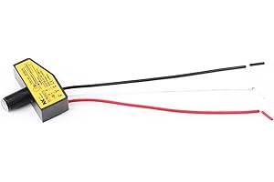 LUQEEG Commutateur de Cellule Photoélectrique 12V 24V 36V 48V - Mini Interrupteur de Commande de Lumière Auto on Off Interrupteur de Commande de Capteur de Lumière 8V à 50VDC