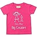 I'm The Big Cousin Pink Tshirt Baby Toddler Kids Available in Sizes 0-6 Months to 14-15 Years New Baby Cousin Gift