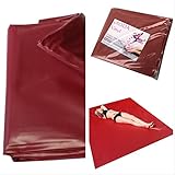 Inkontinenzlaken Unterlaken Matratzenauflage dunkelrot 160×220 cm Inkontinenzauflage Inkontinenz-Bettlaken auch für Kinder von eXODA - 4