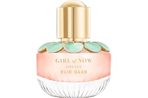 Elie Saab Girl of Now Lovely 30 ml – Eau de Parfum para Mujer – Fragancia Floral Gourmand – Efervescentes Notas de Mandarina, Pera, Flor de Ormond y Haba Tonka – Botella de Cristal Transparente
