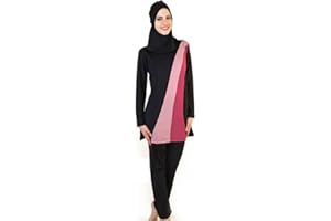 ziyimaoyi Muslimische Badebekleidung für Frauen Mädchen Bescheidene islamische Hijab Burkini Badeanzüge