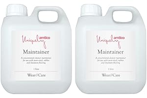 Project DIY® Amtico International Floorcare Maintainer 1 Litre Pack of 2 - Vinyl Rubber Linoleum Anti Bacterial Floor Cleaner/Maintainer
