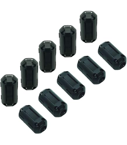 71010020 IEUYO Clip-on Ferrite Ring Cores EMI RFI Signal Noise Filter Noise Suppressor For Hdmi Usb Power