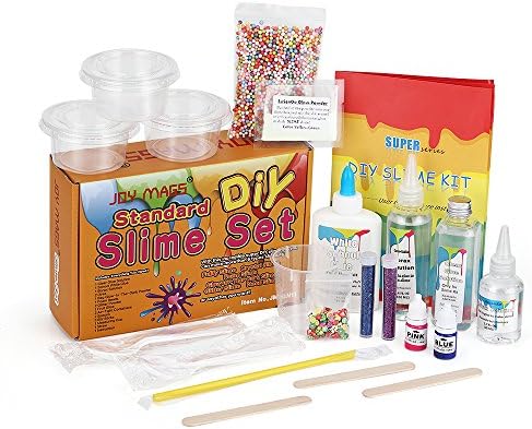 Joy Mags Kids Standard DIY Slime Set - 6 Slime Types Making Kit