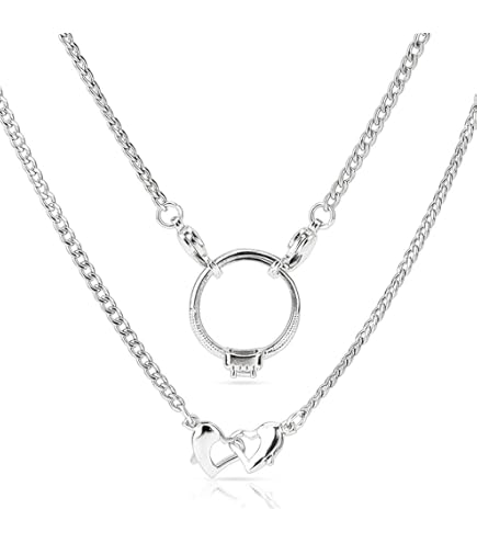 FINGERINSPIRE Collana Porta Anello A Rombo Da 39.5cm In Acciaio Inossidabile con Ciondolo A Rombo In Strass Catena Porta Anello con Scatola Regalo per Matrimonio Fidanzamento Mamma Moglie Dottore