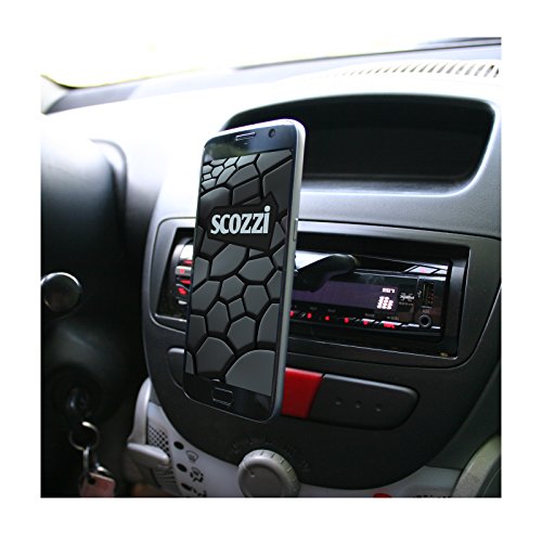 Supporto auto CD slot scozziÂ® 360Â° universale per Smartphone Cellulare Telefono Portacellulare Porta Lettore Fessura Autoveicolo Camion Autocarro Magnete Magnetico (ama7)