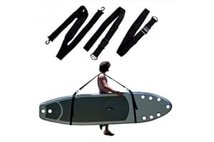 SPARY Transport Sangle, Stand Up Canoë Kayak Planche de Surf Transport Facile Unisexe Surf Accessoires Réglable Pratique Paddle Laisse Porte Durable Épaule Sling