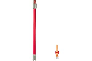 IZSOHHOME El tubo de extensión del bastón es compatible con el accesorio de la aspiradora dys0n v7 V8 v10 V11 (rojo)