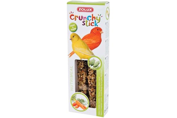 Zolux Crunchy Stick Friandise pour Canari Alpiste/Carotte 85 g