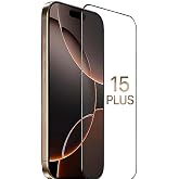 Lavderuar iPhone 15 Plus İle Uyumlu Maxi Glass Temperli Cam Ekran Koruyucu