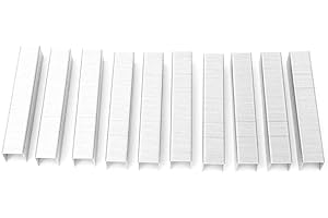 HZTYYIER 1000 sztuk 23/13 mocnych standardowych zszywek, ciężkie zszywki, wysokość nóg: 13 mm, szerokość: 12,85 mm, 40-100 arkuszy, pojemność