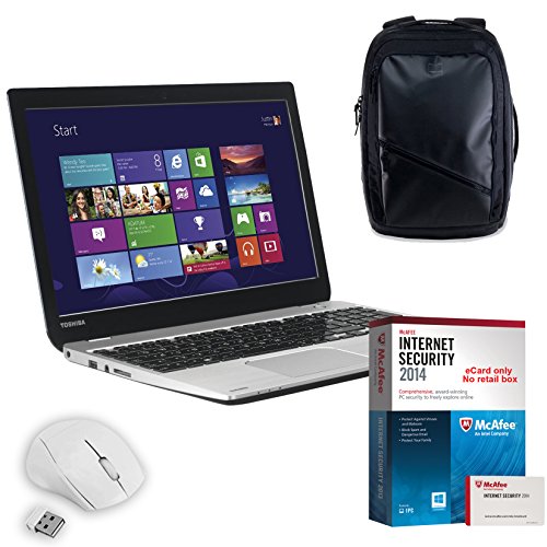 Toshiba Satellite M50-A-11N 15.6 inch Laptop 4th Gen Intel Core i3-4005U Haswell 1.70 GHz Processor , 4GB RAM, 500GB HDD, HDMI, HD CAM, USB 3.0, Wi-Fi, Windows 8.1, 1 Year Warranty, Comes with Free Case, Anti Virus & Wireless Mouse.
