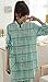 Bearsland Women's Rich Cotton Maternity Nursing Pyjamas Set Green UK Size Medium